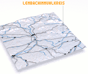 3d view of Lembach im Mühlkreis