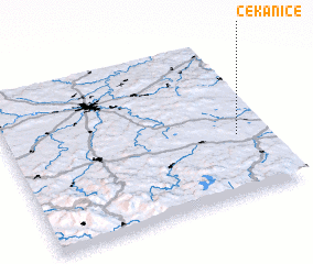 3d view of Čekanice