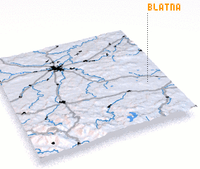 3d view of Blatná