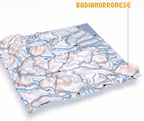 3d view of Badia Morronese