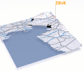 3d view of Žirje