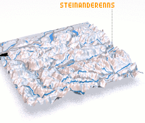 3d view of Stein an der Enns