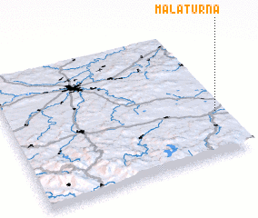 3d view of Malá Turná