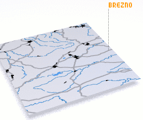 3d view of Březno