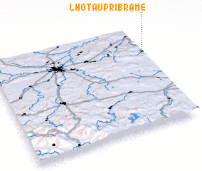 3d view of Lhota u Příbramě