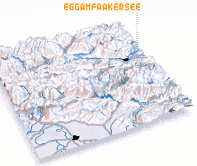3d view of Egg am Faaker See