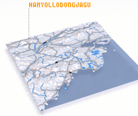 3d view of Hamyŏl-lodongjagu