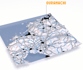 3d view of Ōuramachi