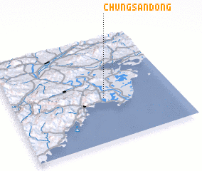 3d view of Chŭngsan-dong