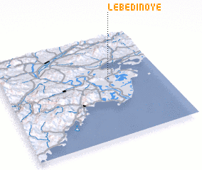 3d view of Lebedinoye