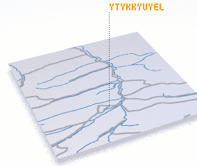 3d view of Ytyk-Kyuyël\