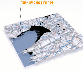 3d view of Shimo-yamatedōri