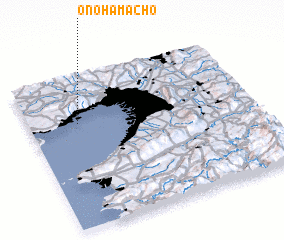 3d view of Onohamachō