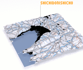 3d view of Shichidō-nishichō