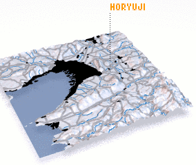 3d view of Hōryūji