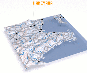 3d view of Kameyama