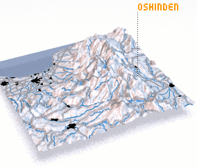 3d view of Ō-shinden