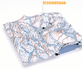 3d view of Nishi-hanawa