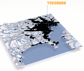 3d view of Yokohama