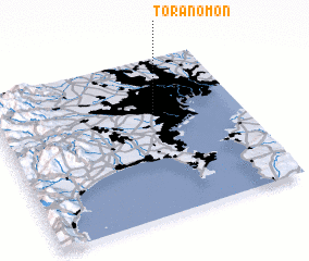 3d view of Toranomon