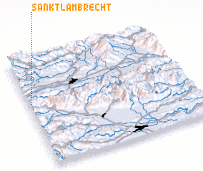 3d view of Sankt Lambrecht