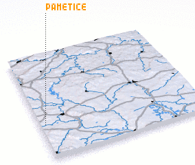 3d view of Pamětice