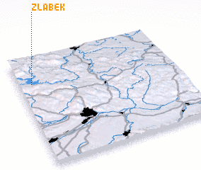 3d view of Žlábek