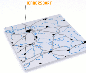 3d view of Hennersdorf