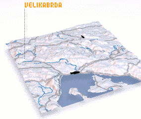 3d view of Velika Brda