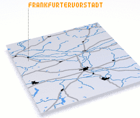 3d view of Frankfurter Vorstadt