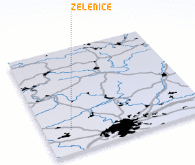 3d view of Želenice