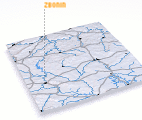 3d view of Zbonín