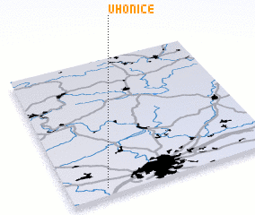 3d view of Úhonice