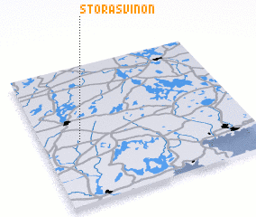 3d view of Stora Svinön