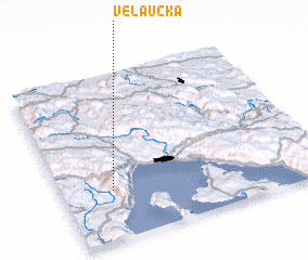 3d view of Vela Učka