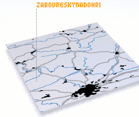 3d view of Žabovřesky nad Ohří