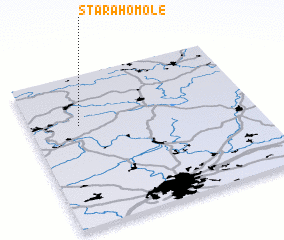 3d view of Stará Homole