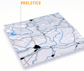 3d view of Přelštice