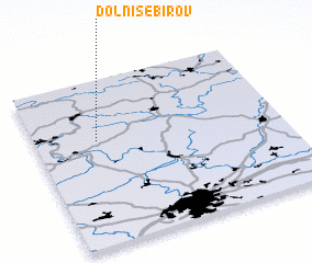 3d view of Dolní Šebířov