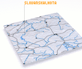 3d view of Slovanská Lhota