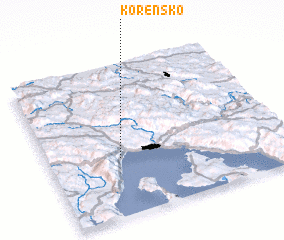 3d view of Korensko