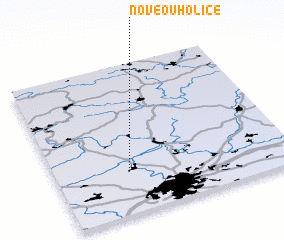 3d view of Nové Ouholice