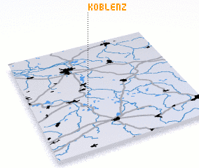 3d view of Koblenz