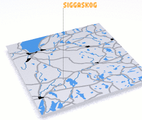 3d view of Siggaskog