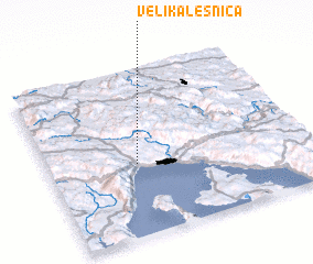3d view of (( Velika Lešnica ))