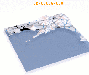 3d view of Torre del Greco