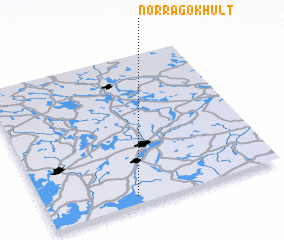 3d view of Norra Gökhult