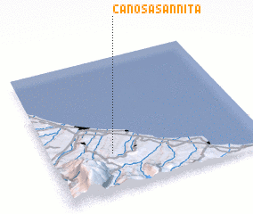 3d view of Canosa Sannita