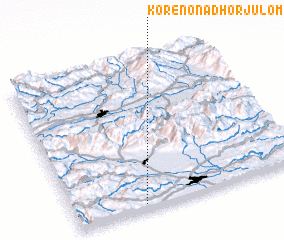 3d view of Koreno nad Horjulom