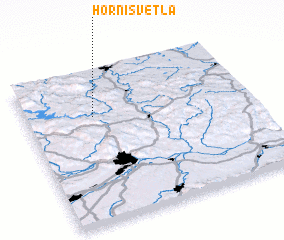 3d view of Horní Světlá